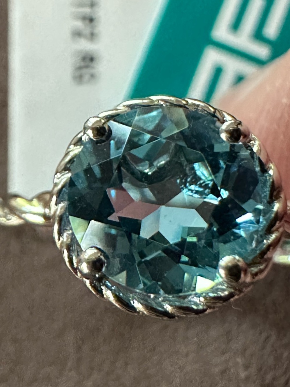 Effy Blue Topaz Twist Band Ring - Picture 9 of 14